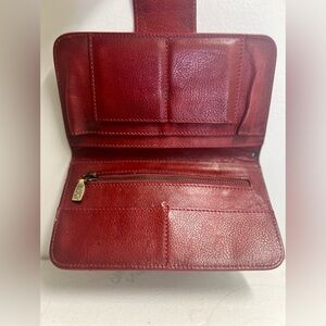 Pratesi Firenze Red Leather Wallet